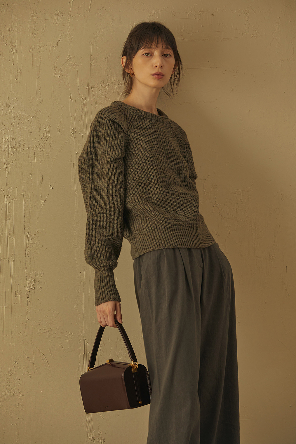 [New Color] Classic Box Bag _ Wine Brown