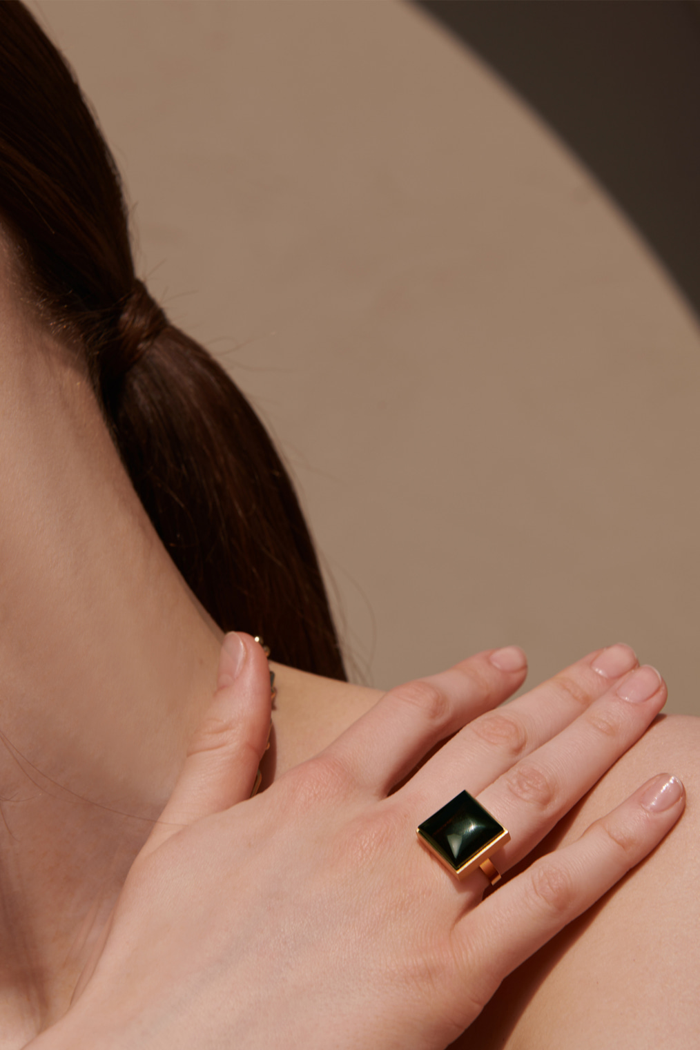 [NEW] Square Stone Ring